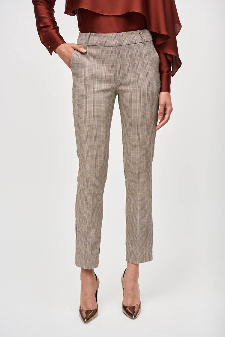 PLAID PULL-ON PANT