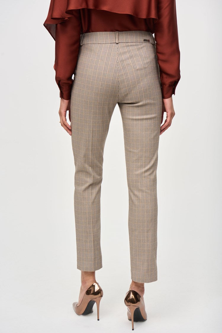 PLAID PULL-ON PANT