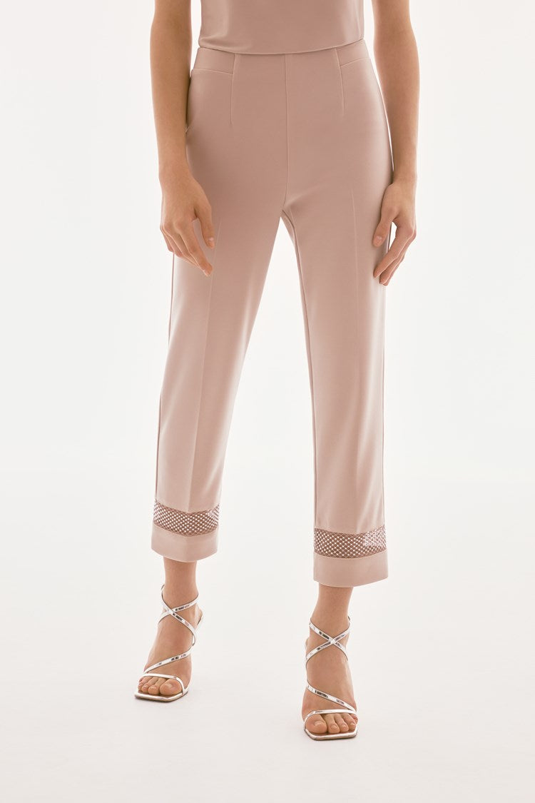 RHINESTONE MESH PANT