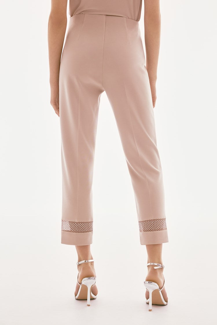 RHINESTONE MESH PANT