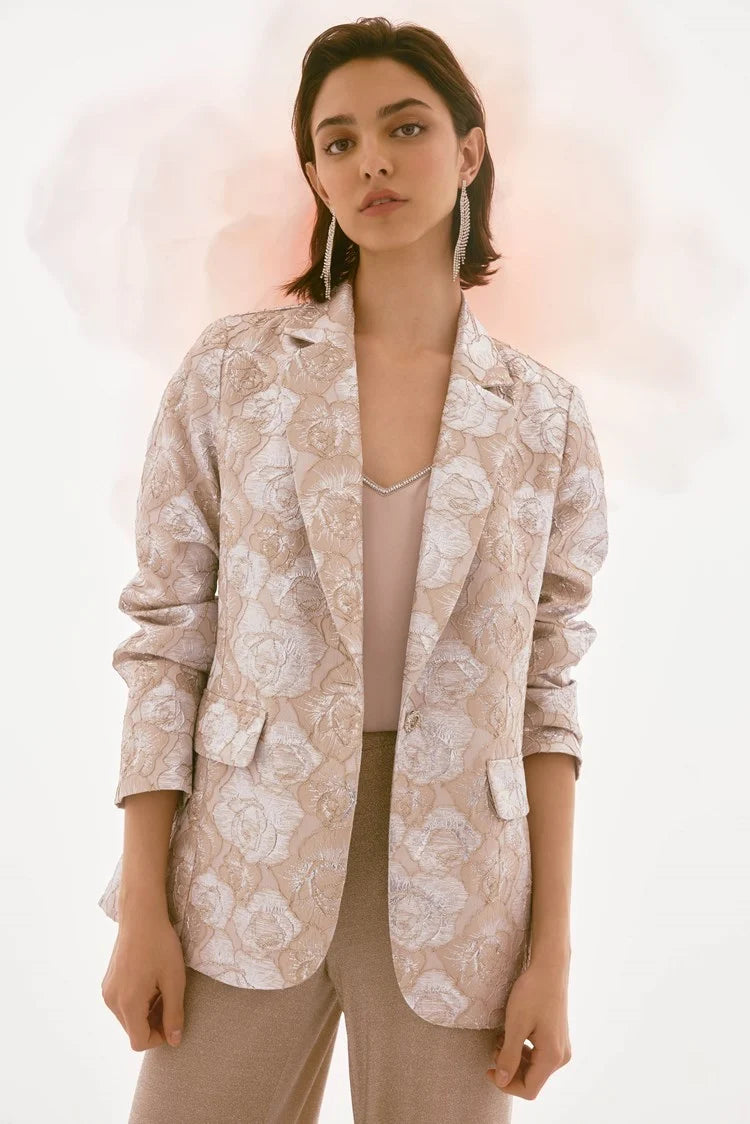 FLORAL PRINT BLAZER