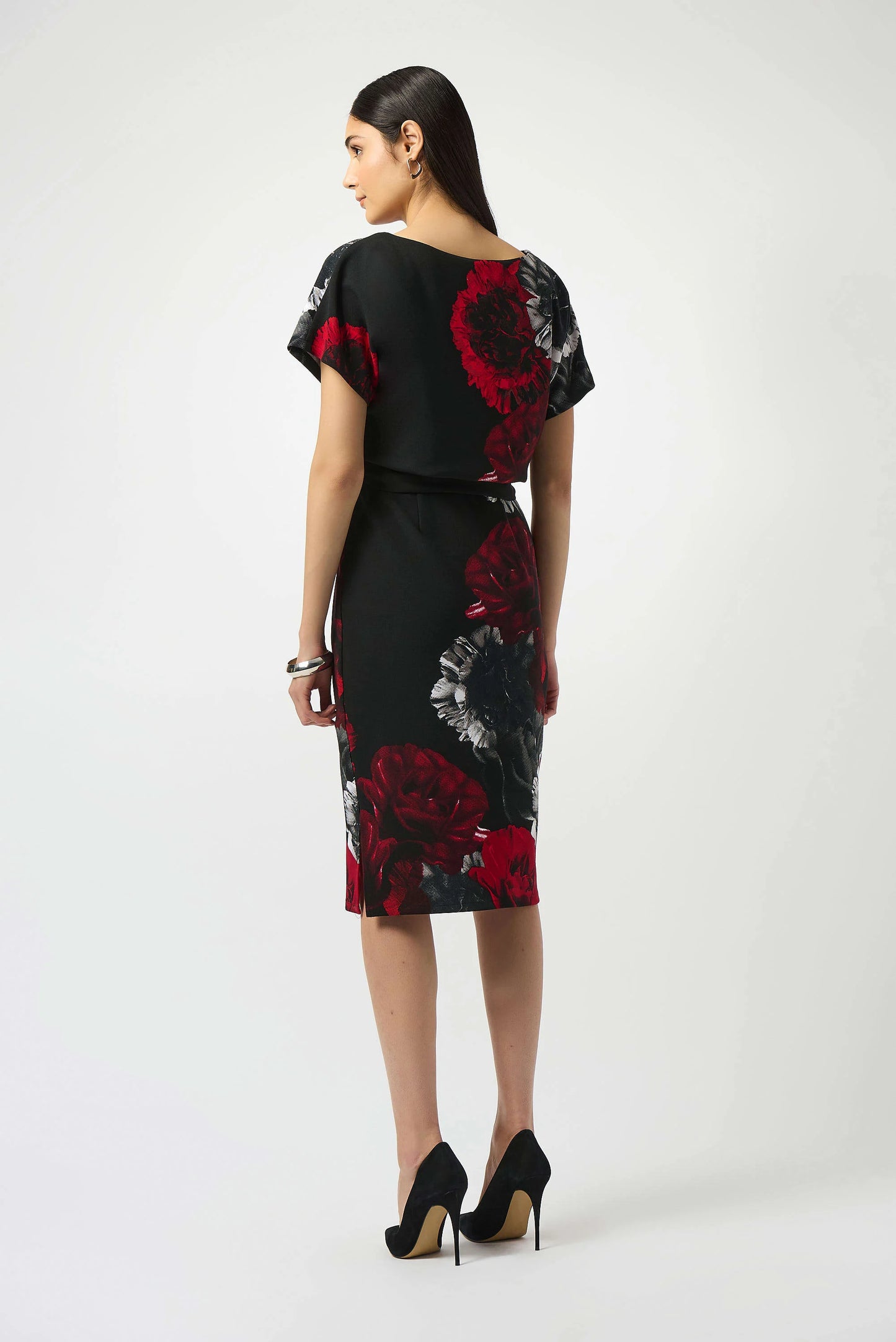 CREPE FLORAL DRESS