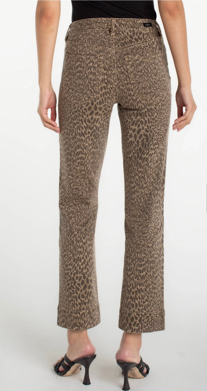 STRAIGHT LEOPARD JEAN