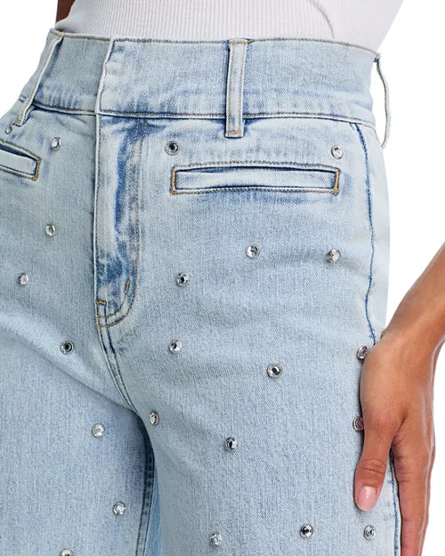 Crystal Stud Jean