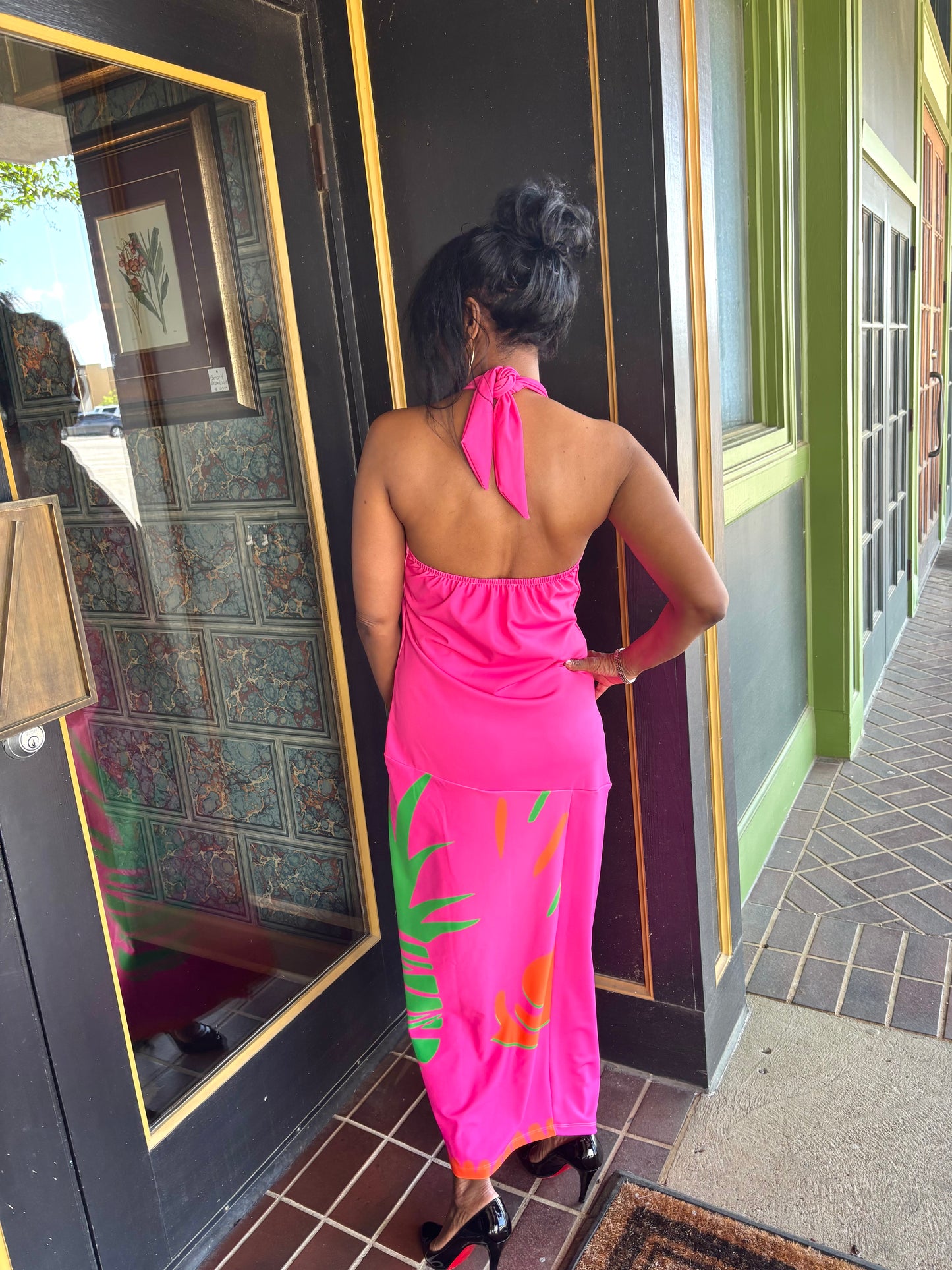 PINEAPPLE MAXI DRESS