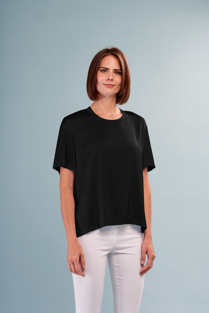 Satin Short Sleeve T-Shirt