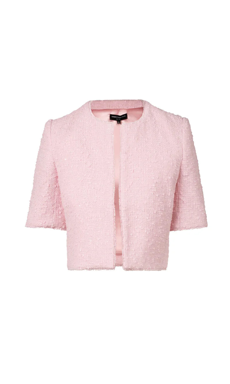 CROP TWEED JACKET