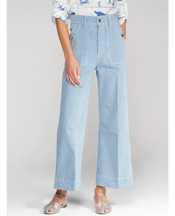 PINSTRIPE DENIM PANT