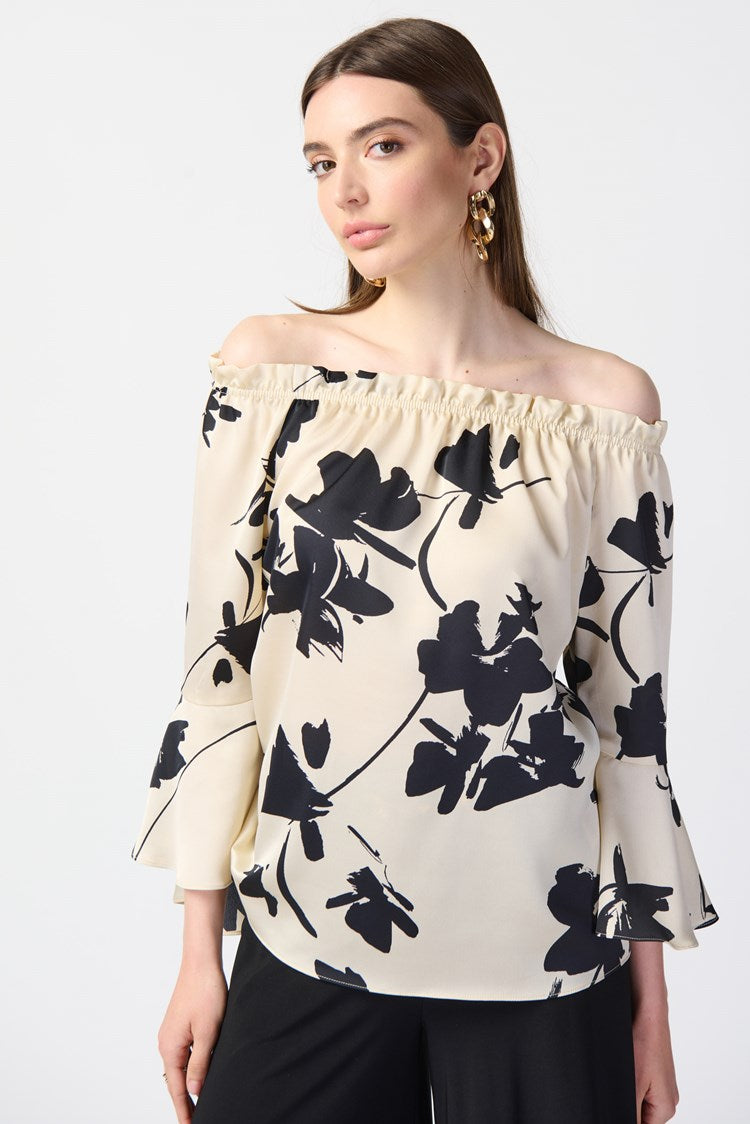 FLORAL OFF THE SHOULDER TOP