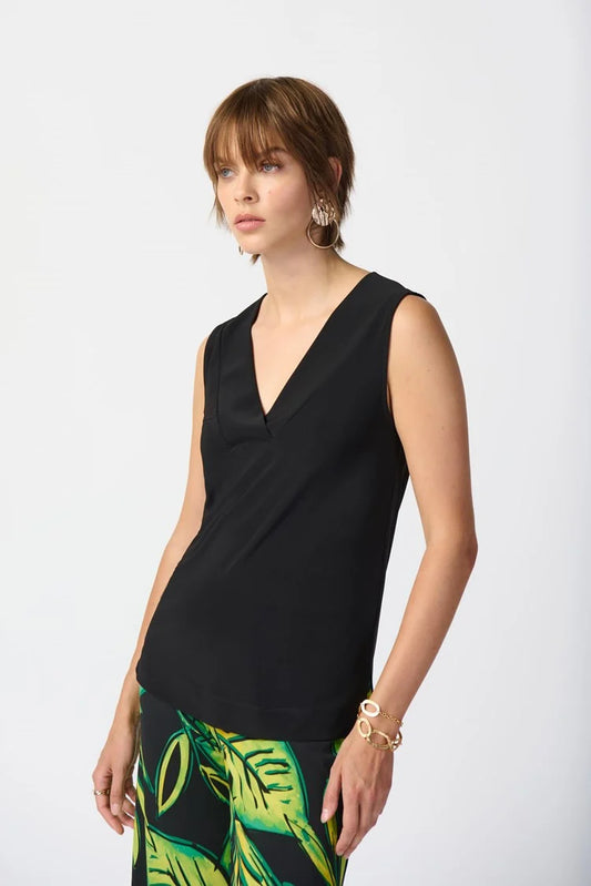 SILKY V-NECK TANK