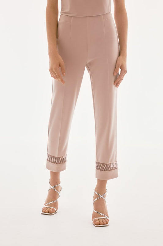 RHINESTONE MESH PANT