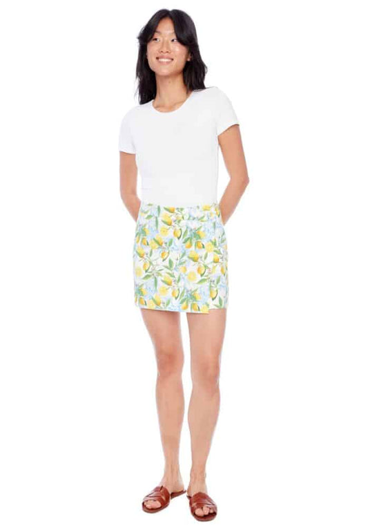 LEMON PRINT SKORT