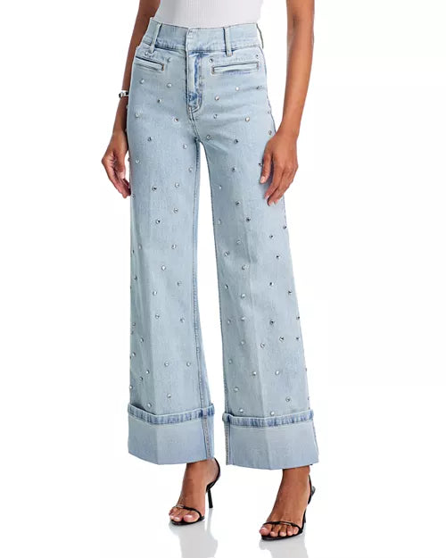Crystal Stud Jean
