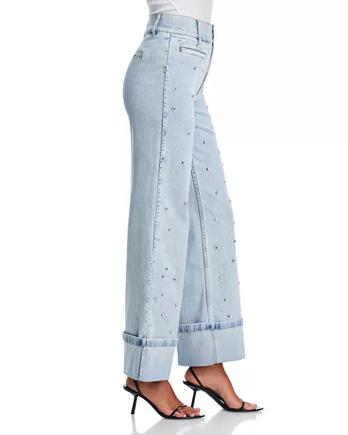 Crystal Stud Jean