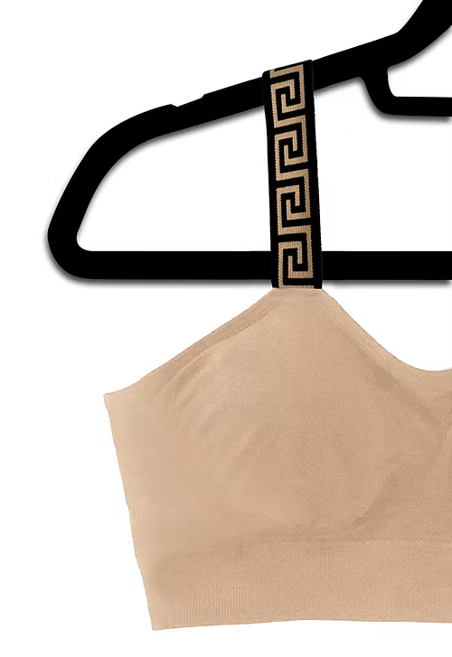 LUXE STRAP NUDE BRA