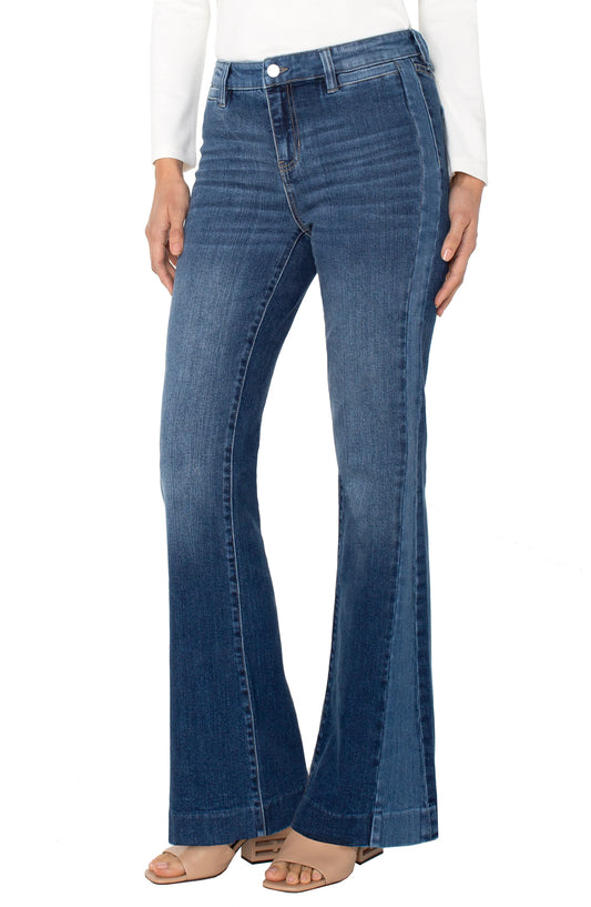 FLARE COLOR BLOCK JEAN