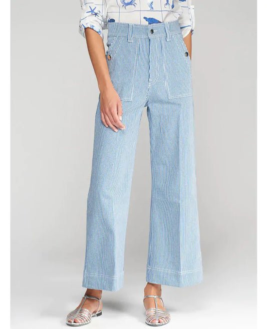 PINSTRIPE DENIM PANT